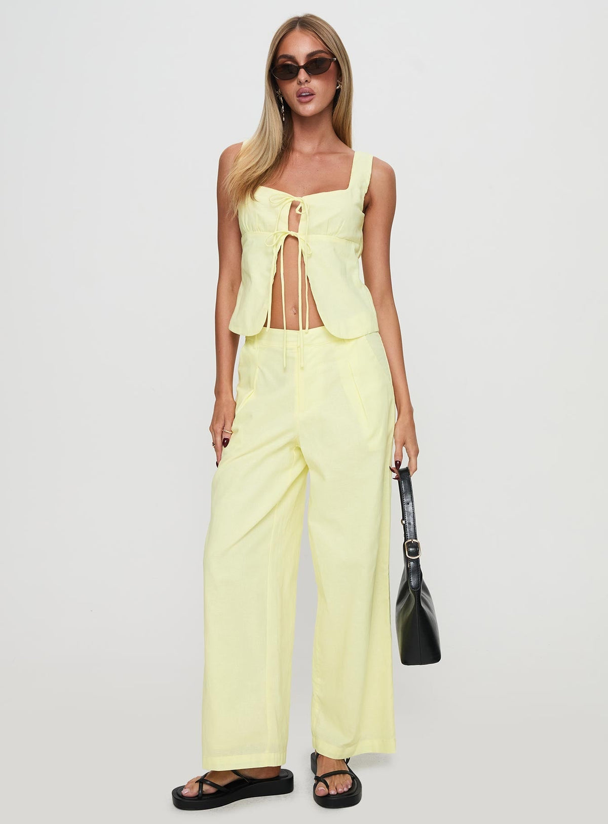 Such A Charmer Tie Up Set Yellow