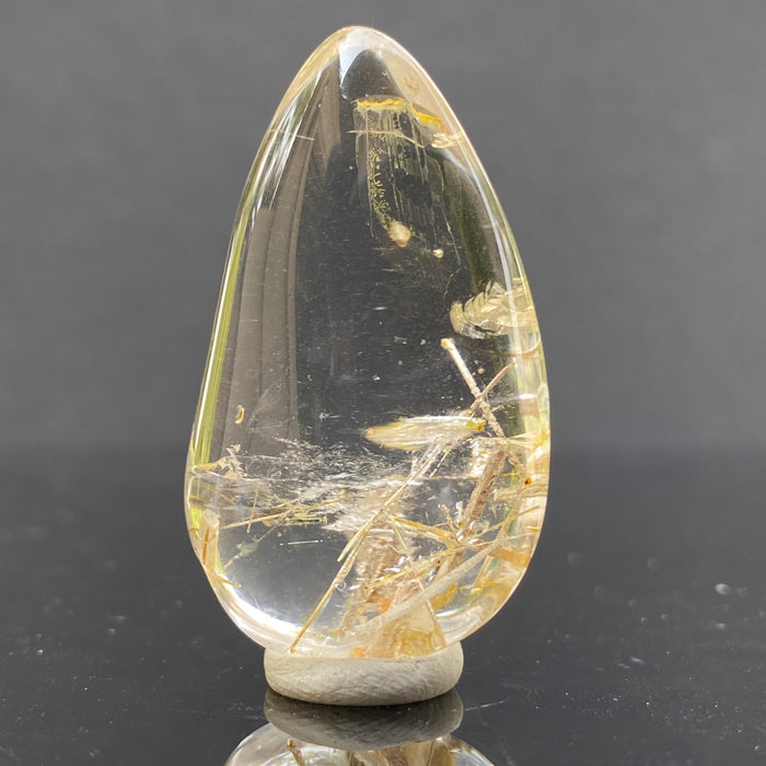 20.9g 4.2x2.5x1.6cm Clear Rutilated Quartz from China