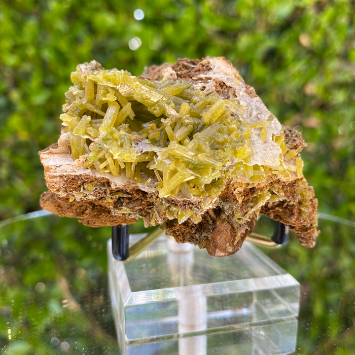 240g 7x6x4cm Green pyromorphite from Daoping Mine,China