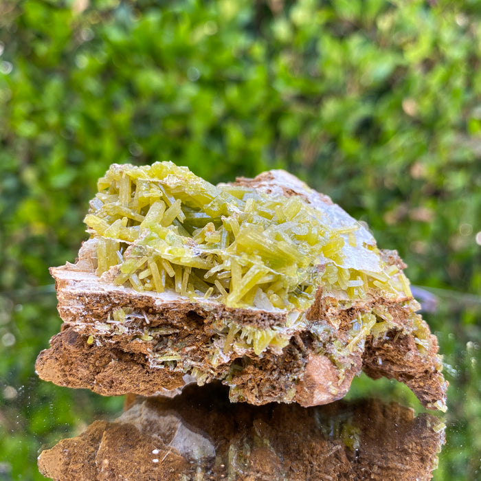 240g 7x6x4cm Green pyromorphite from Daoping Mine,China