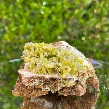 240g 7x6x4cm Green pyromorphite from Daoping Mine,China
