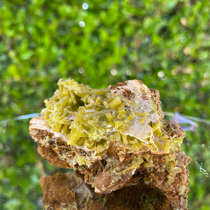 240g 7x6x4cm Green pyromorphite from Daoping Mine,China