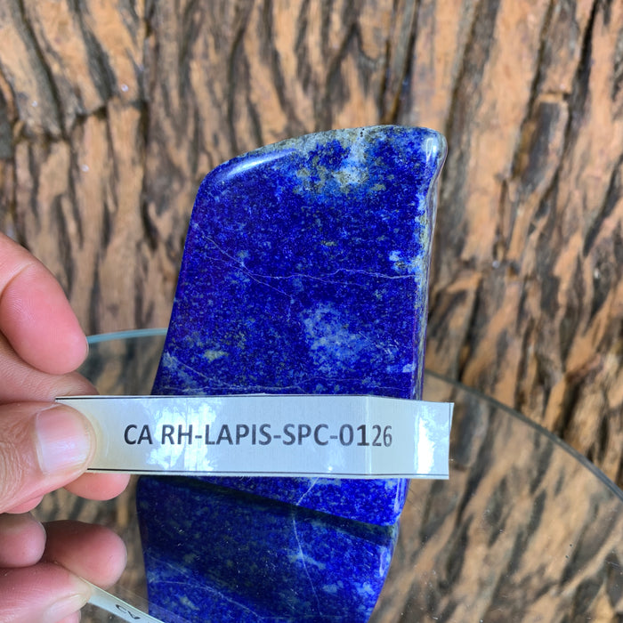 271.0g 9x6x2cm Dark Blue Lapis Lazuli Natural Shape from Afghanistan