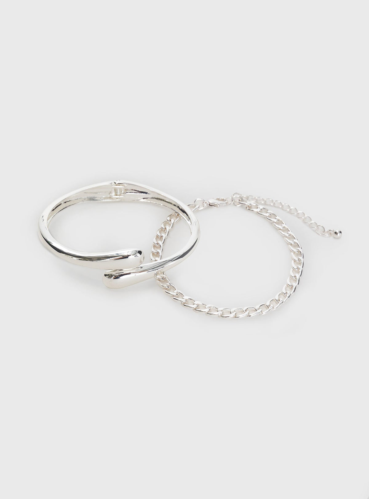 Elle Bracelet Set Silver