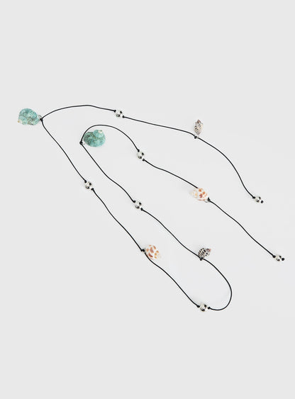 Dazzler Shell Detail Belt Multi
