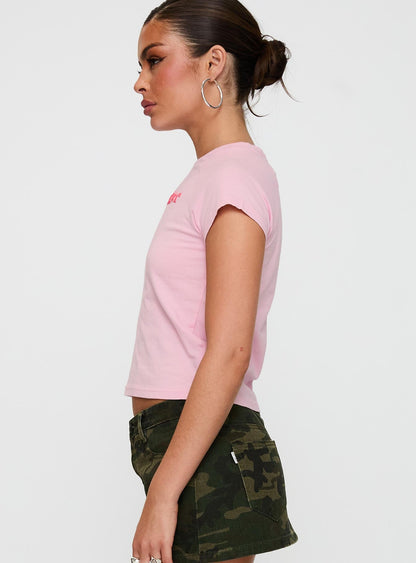 I'm A Star Graphic Top Pink