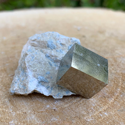 30.0g 3x3x2cm Matrix Silver Spanish Pyrite from Spain