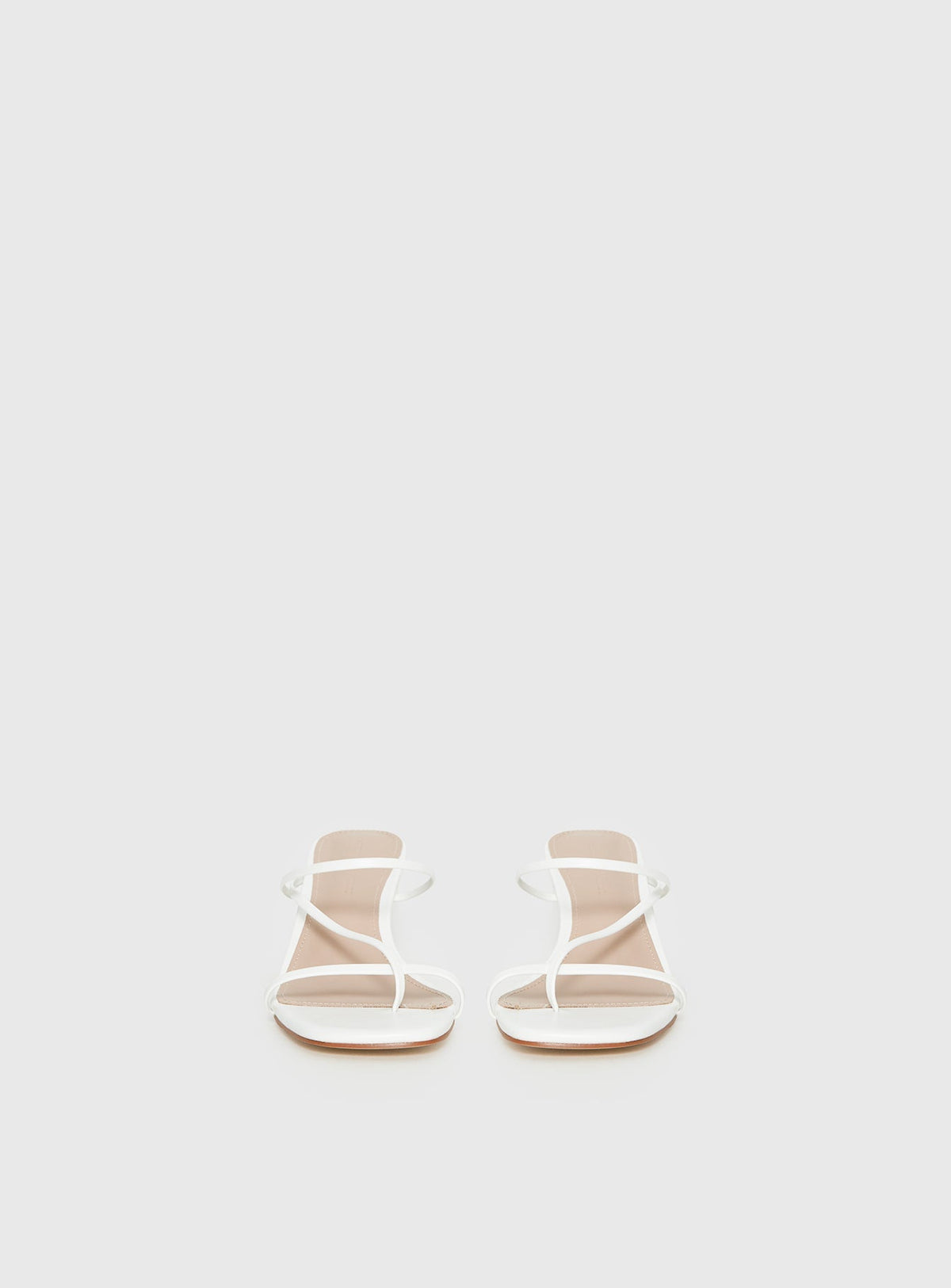 The Becka Heels White