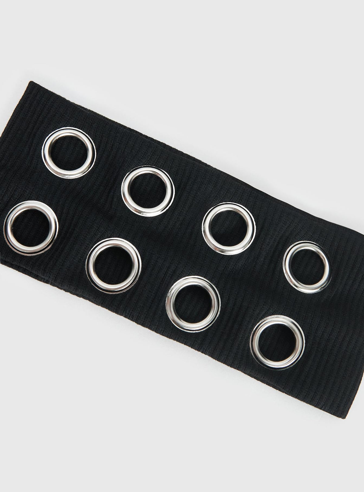 Movie Stars Eyelet Headband Black