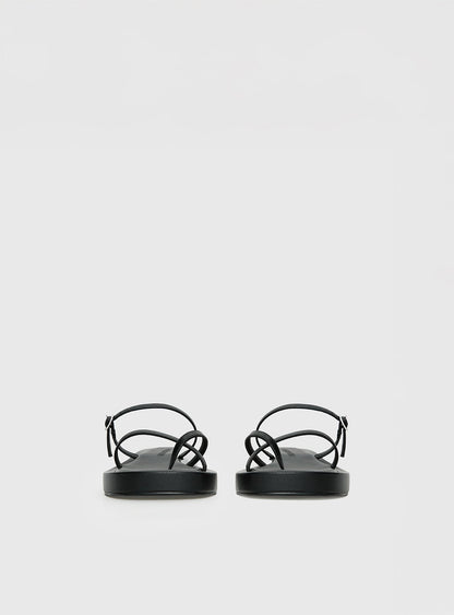 Riki Mini Belt Sandals Black