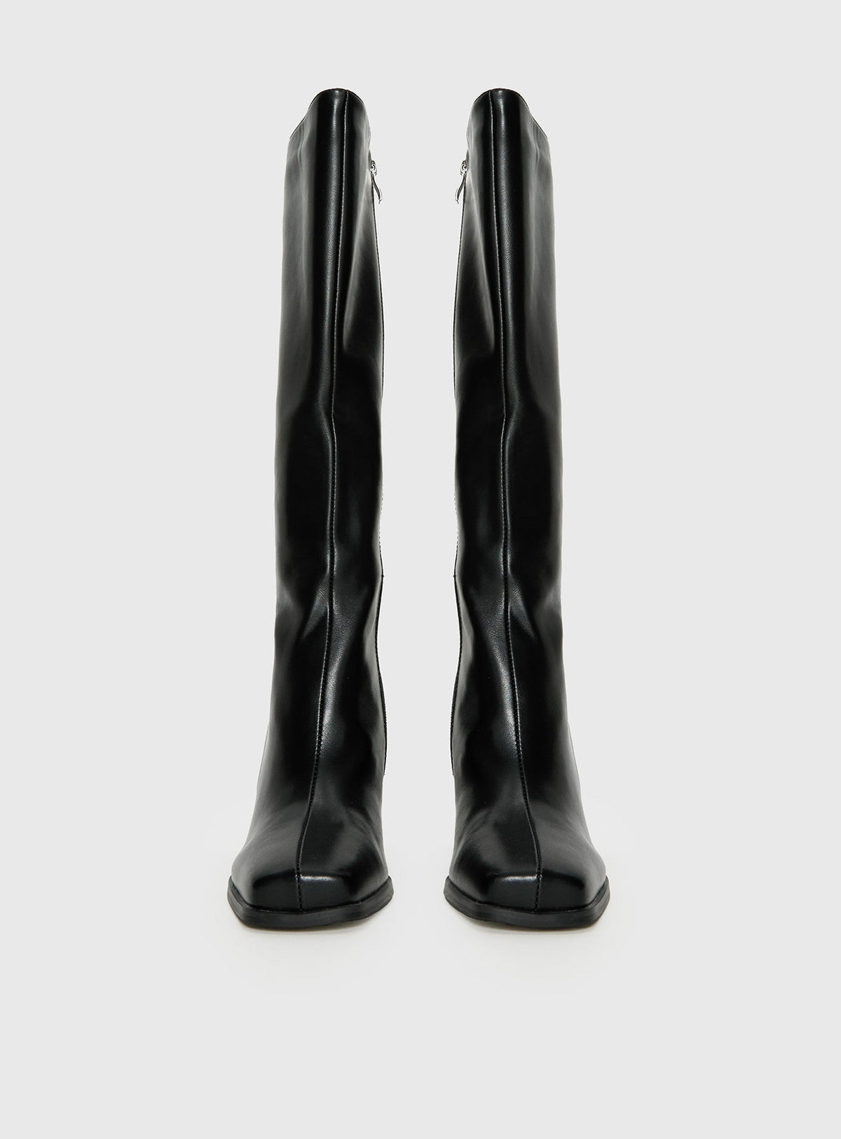 Renzo Knee High Boots Black