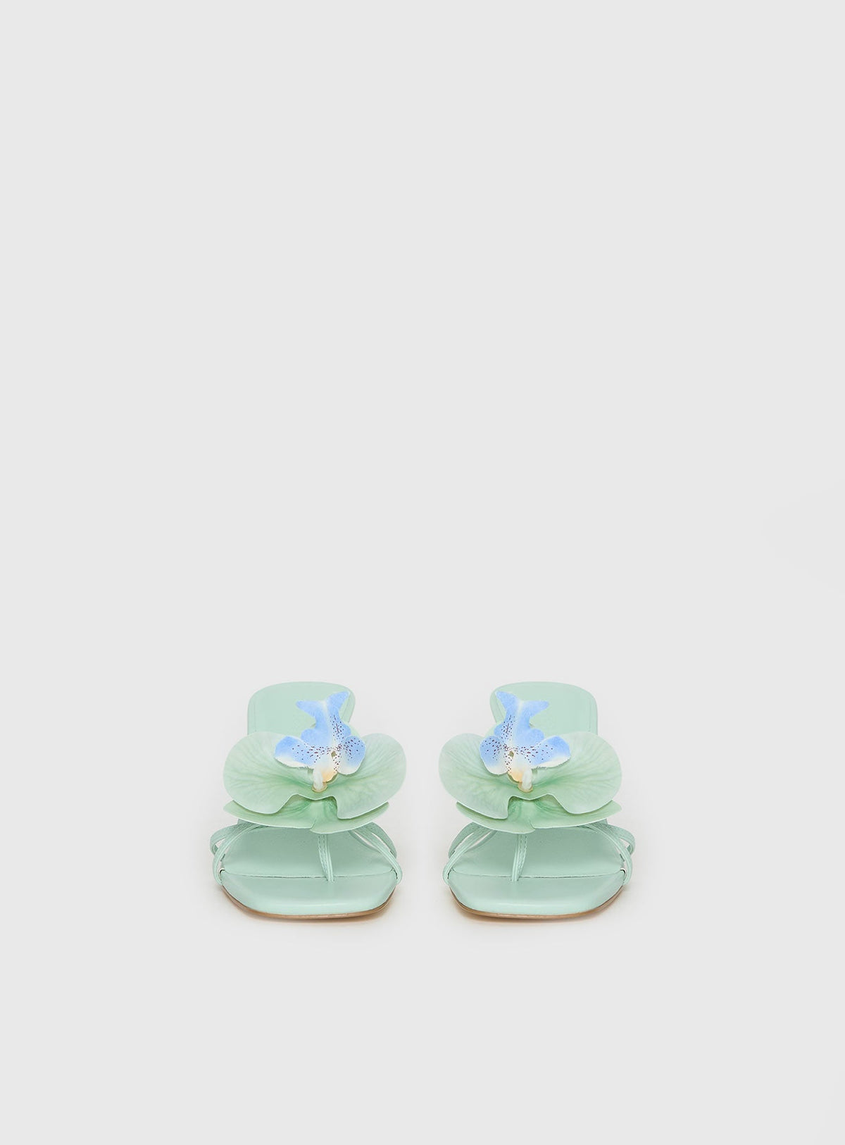 Azira Flower Detail Heels Blue