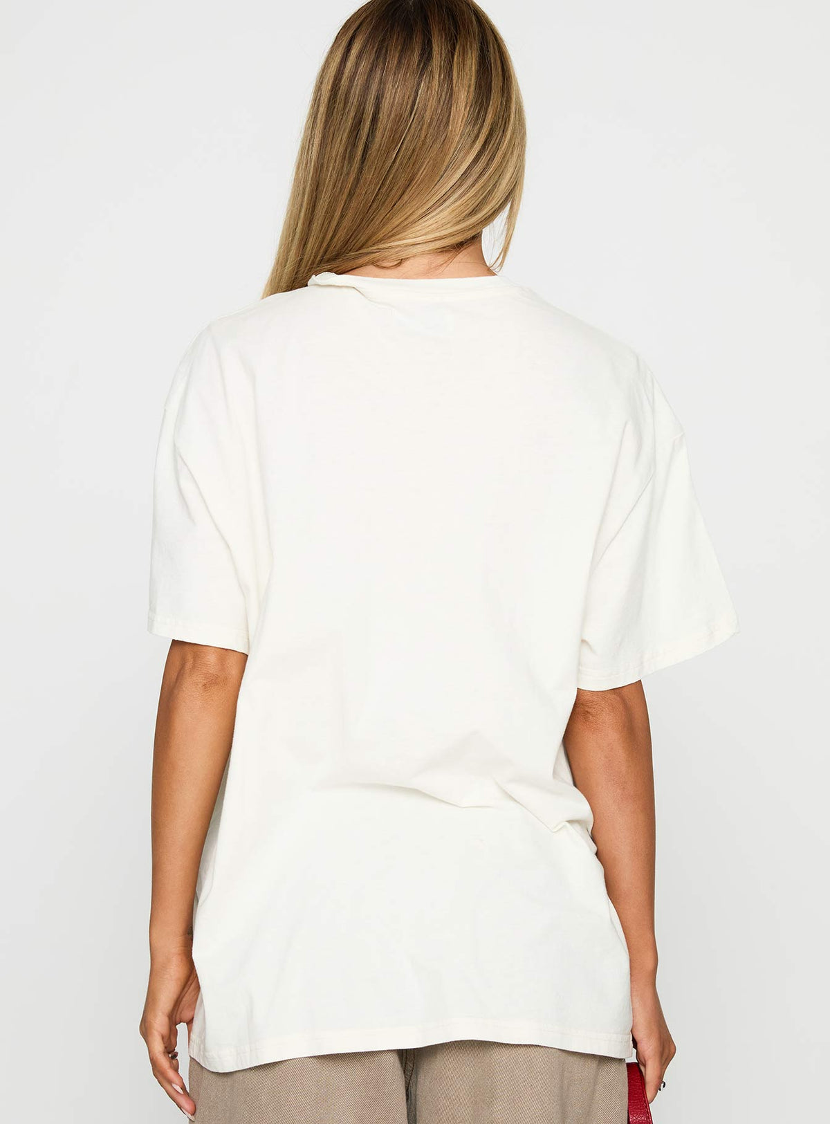West Coast Style Oversized Tee White
