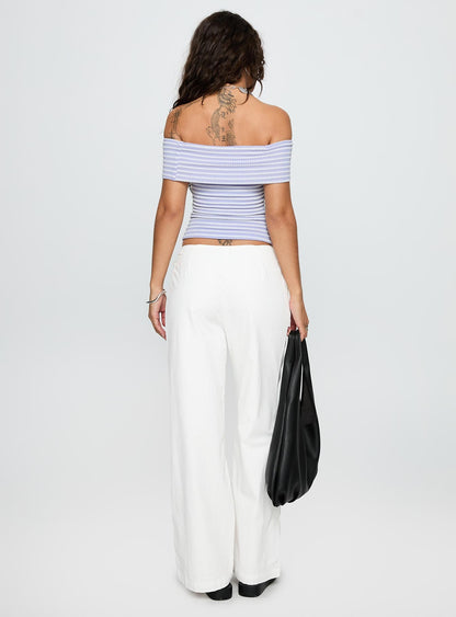Leyah Tie Side Pants White