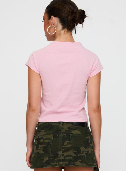 I'm A Star Graphic Top Pink