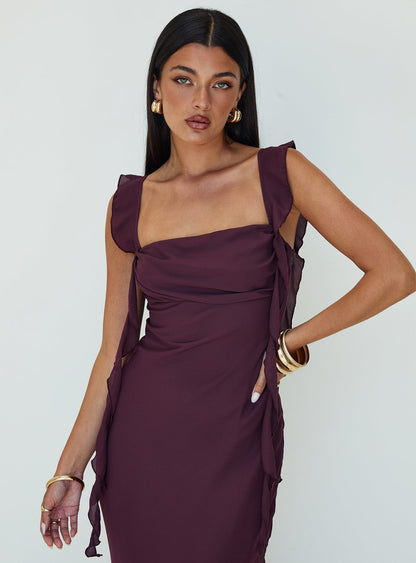 Lanai Maxi Dress Plum