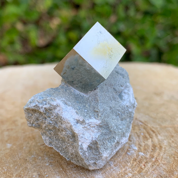 46.0g 3x3x3cm Matrix Silver Spanish Pyrite from Spain