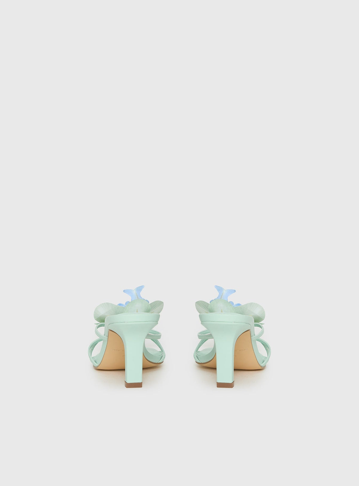 Azira Flower Detail Heels Blue