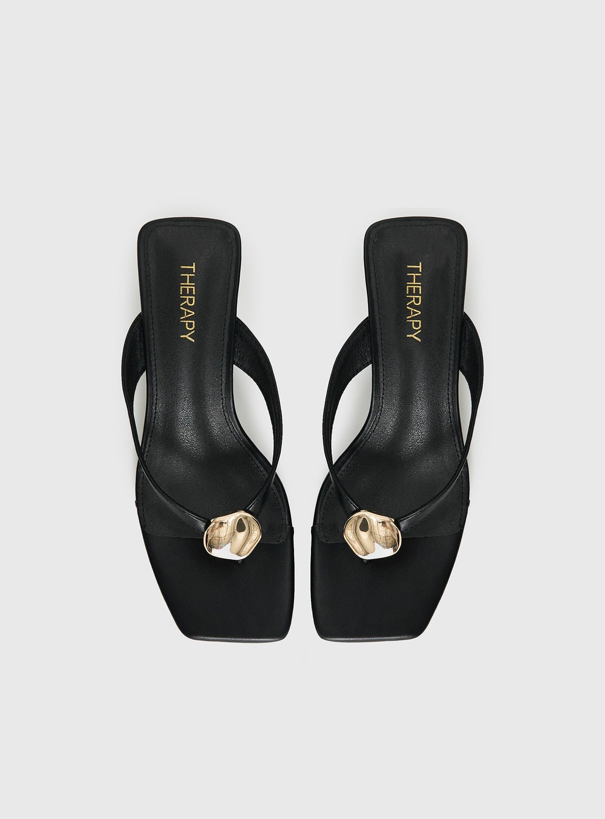 Therapy Slant Heels Black