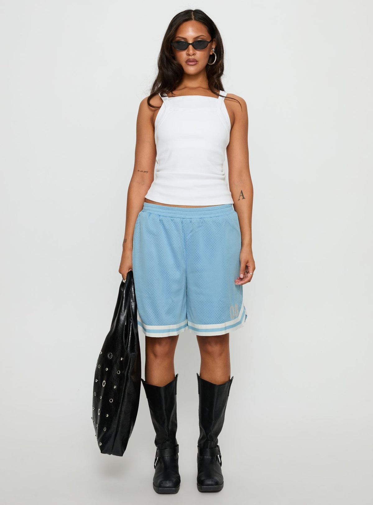 New Heights Baggy Jersey Shorts Blue