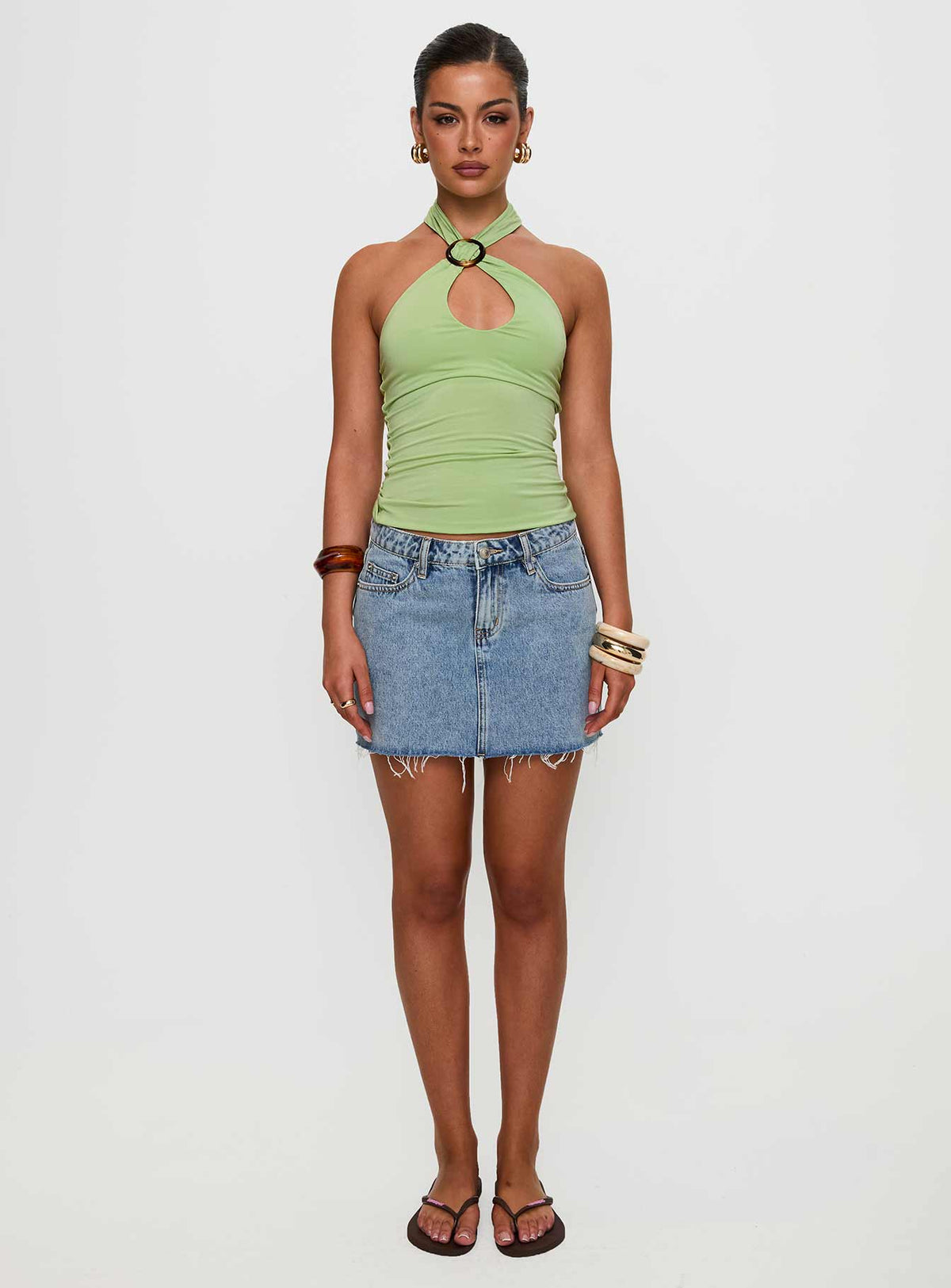 Quell Top Green