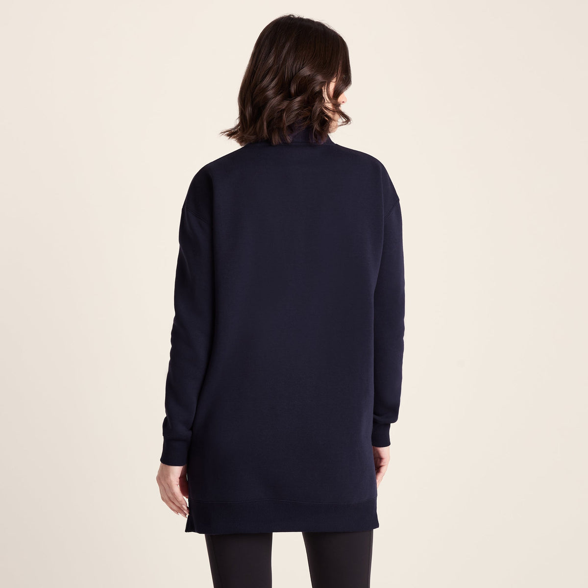 Drakeford Womens Supersoft Longline Sweat - Oxford Blue