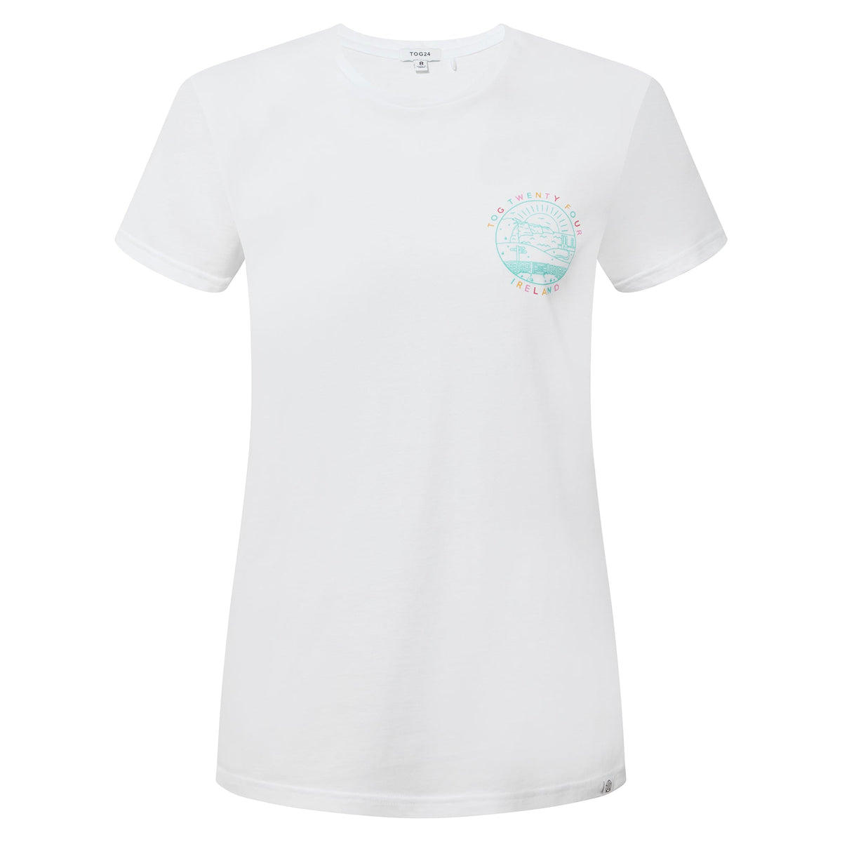 Ireland Womens 100% Cotton T-Shirt - Optic White