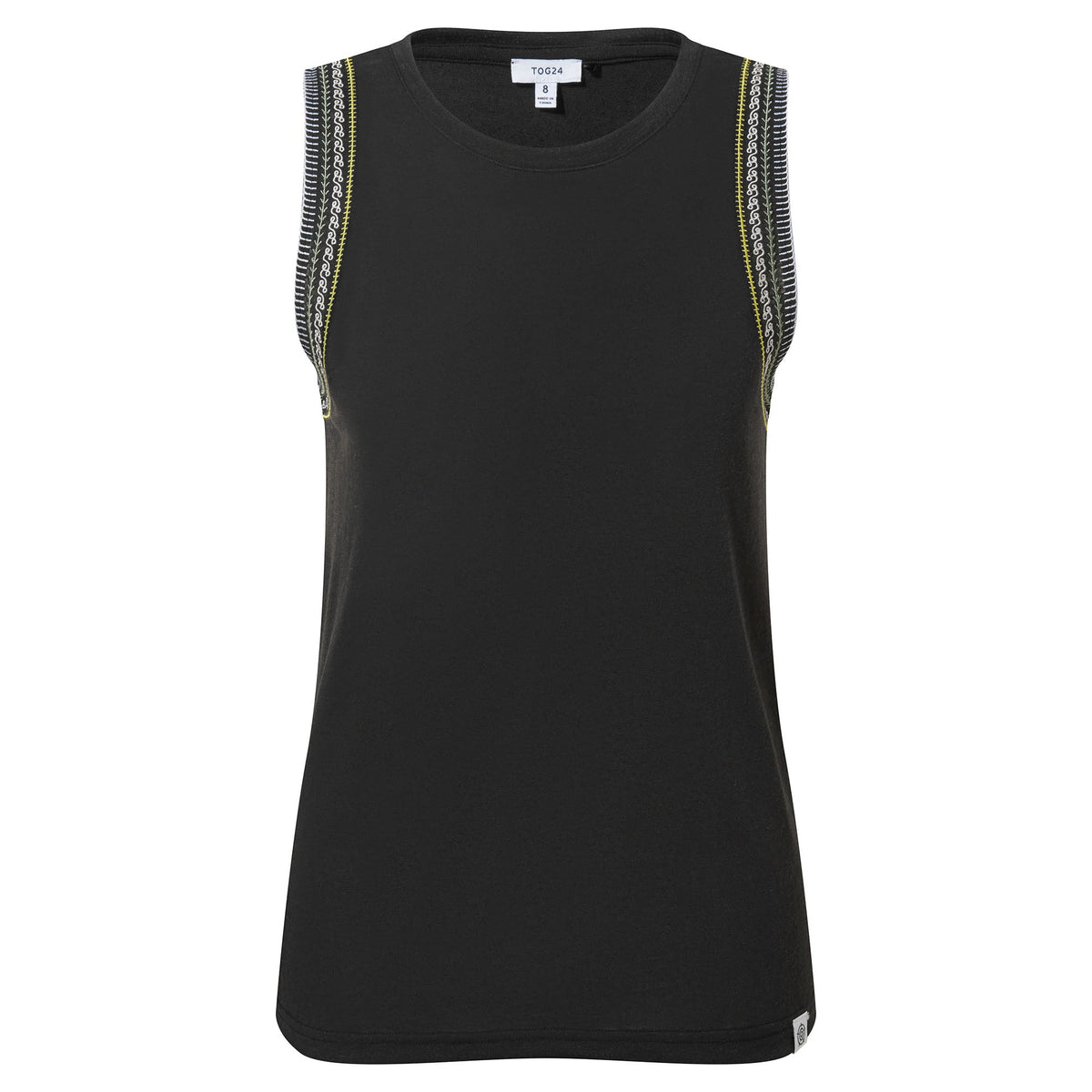 Iris Womens Vest - Washed Black