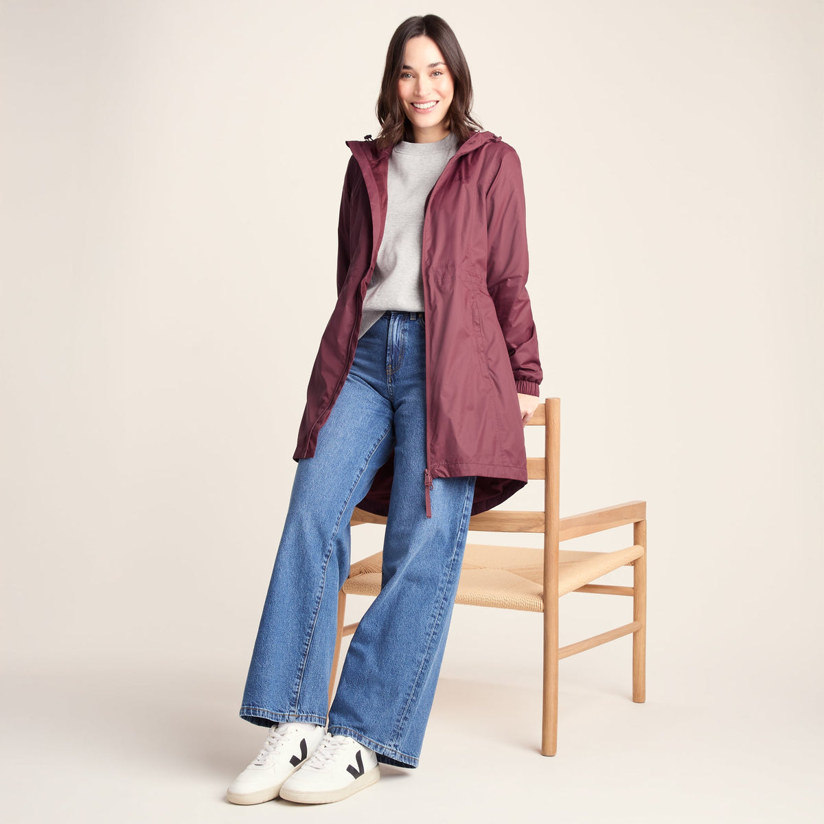 Kilnsey Womens Waterproof Jacket - Black Raspberry