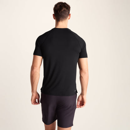 Maddox Mens Short Sleeve Performance T-Shirt - Black
