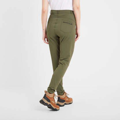 Milton Womens Water Resistant Slim Trouser Regular - Khaki