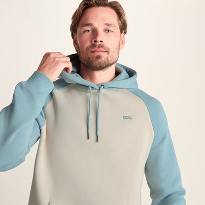 Noston Mens Supersoft Raglan Hoody - Summer Sky