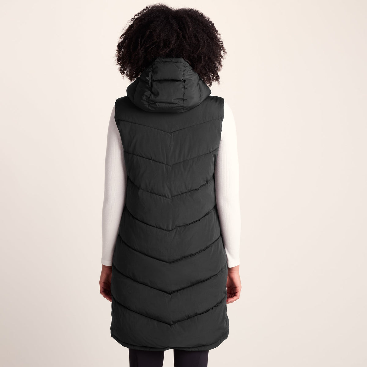 Ranskill Womens Long Insulated Gilet - Washed Black