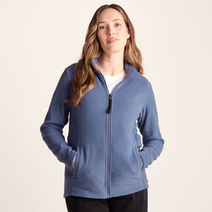 Revive Womens Fleece Jacket - Smokey Blue