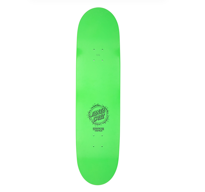 8.5in Stranger Things Vecna Santa Cruz Skateboard Deck