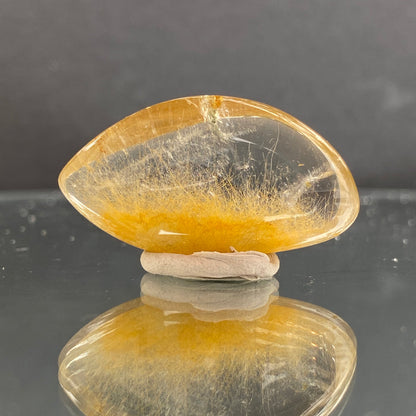 9g 3.6x2.2x1cm Clear Rutilated Quartz from China