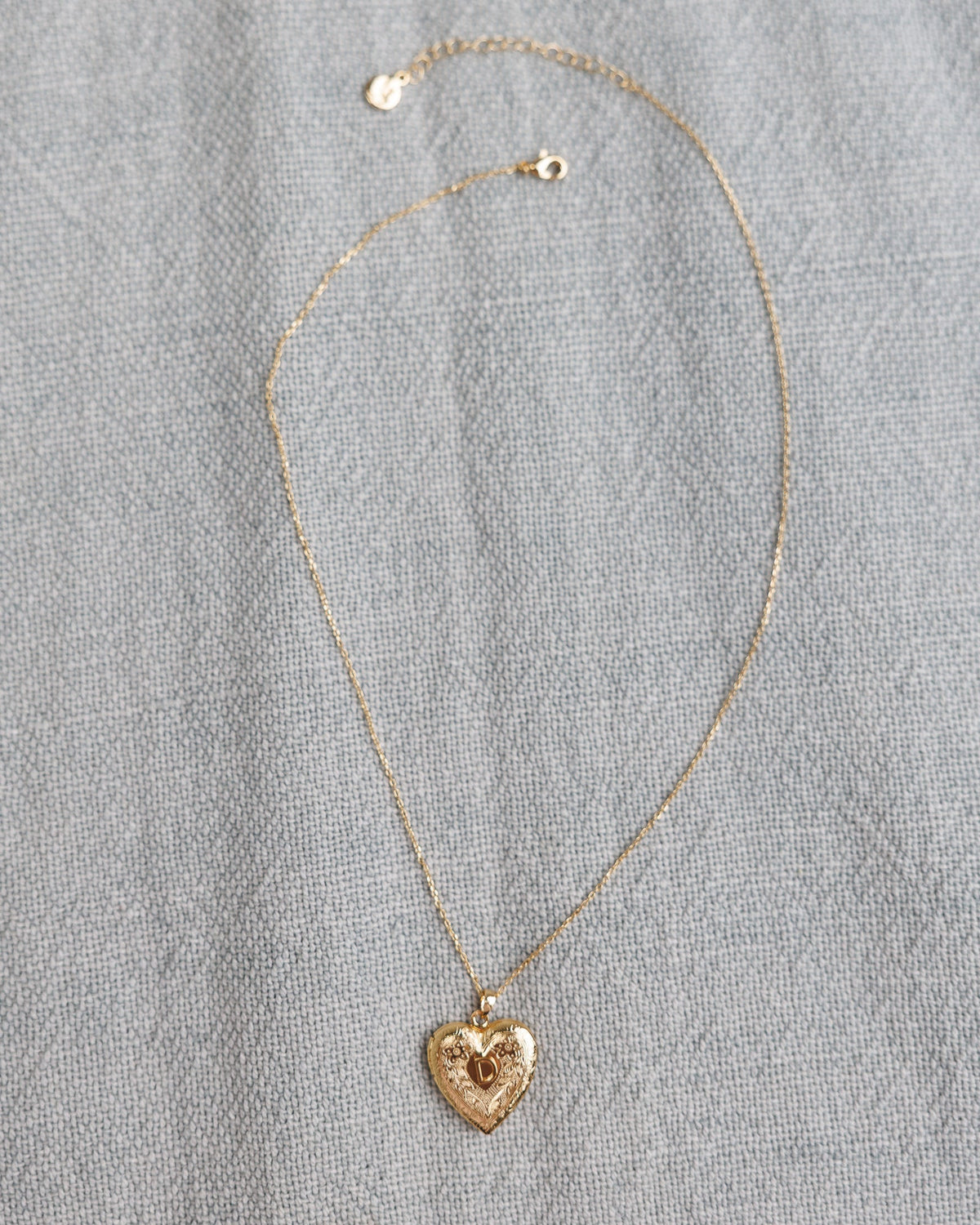Monogram Heirloom Locket - Final Sale