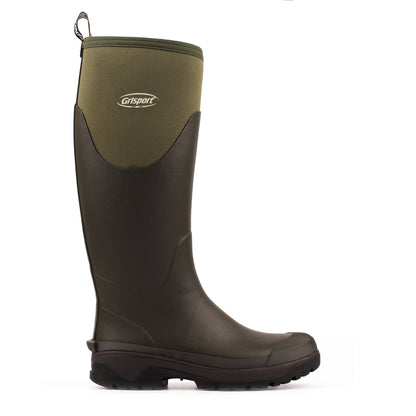 Grisport Mudmaster Premium Unisex Neoprene Wellington - Green