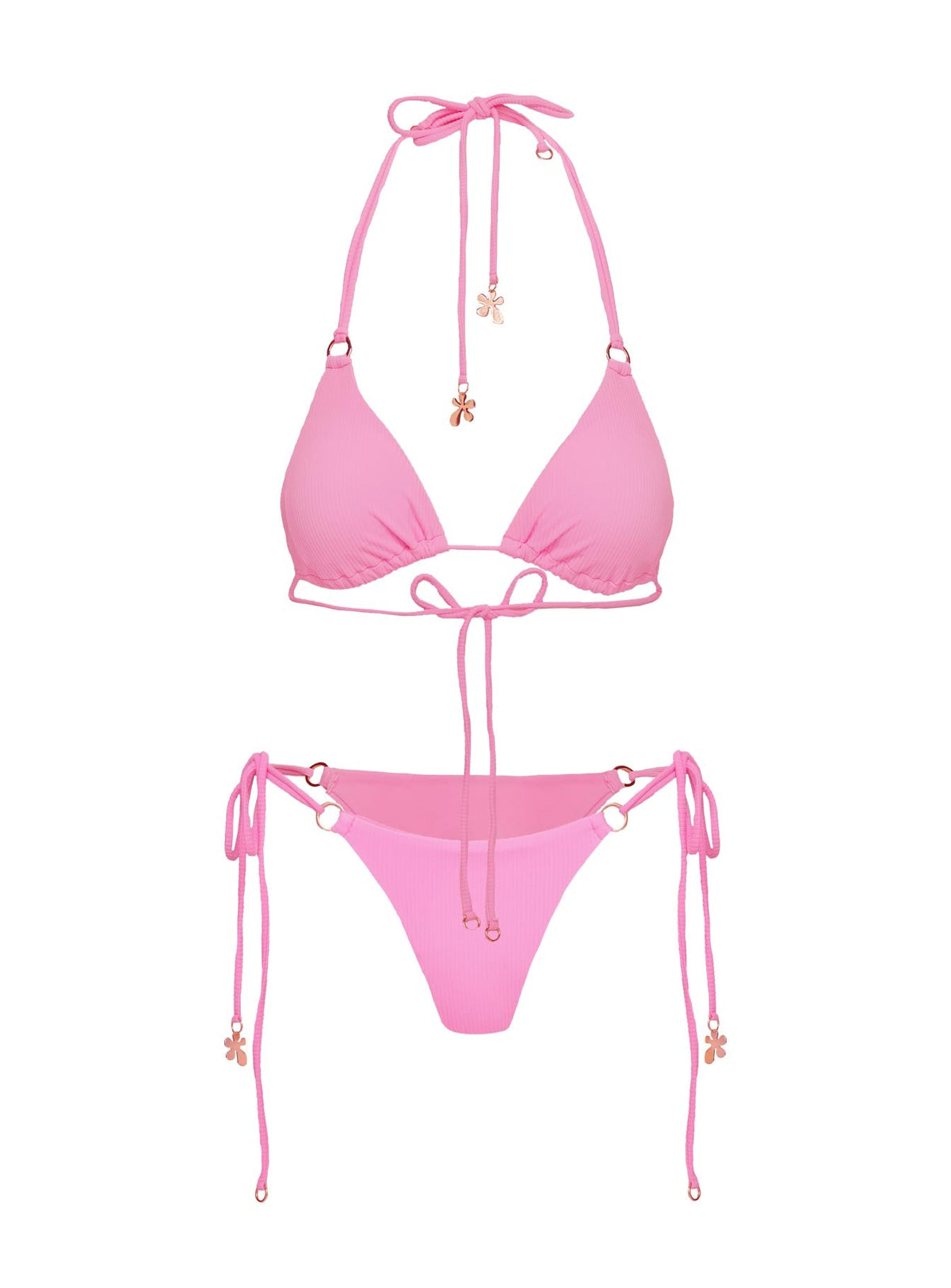 Ivette Tie Side Bikini Bottom Pink