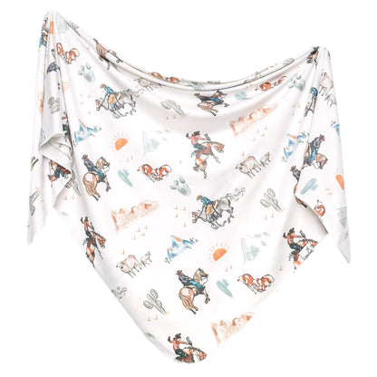 Knit Swaddle Blanket - Boone