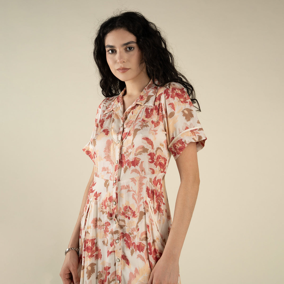 La Dahlia Dress - Alondra - Ivory
