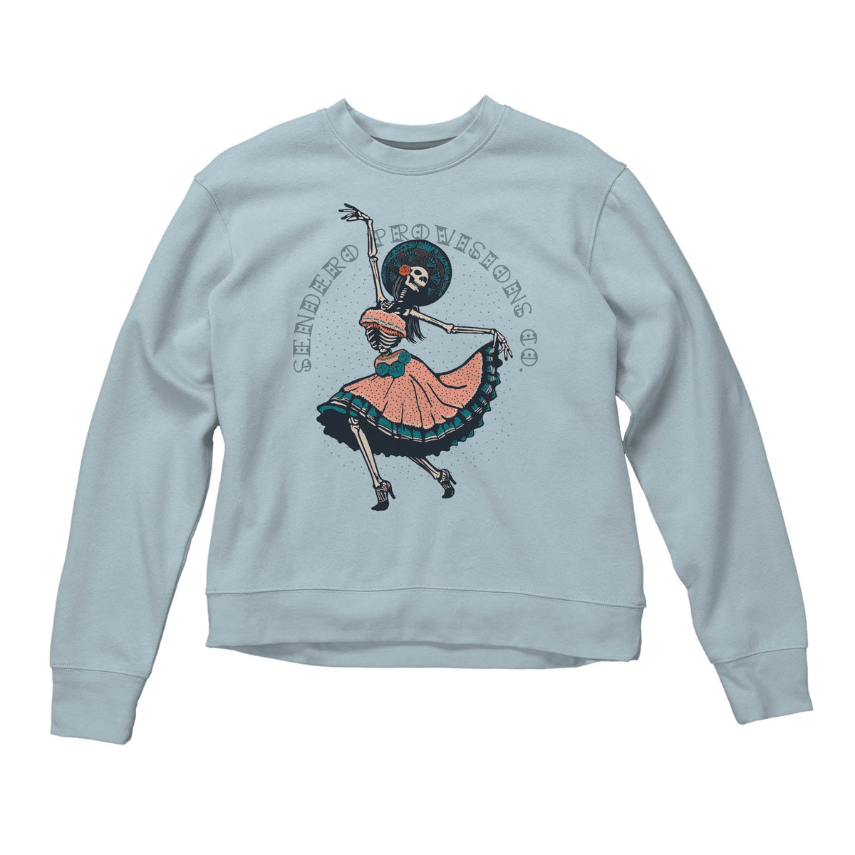 Viejones Women's Sweatshirt - Sterling Blue