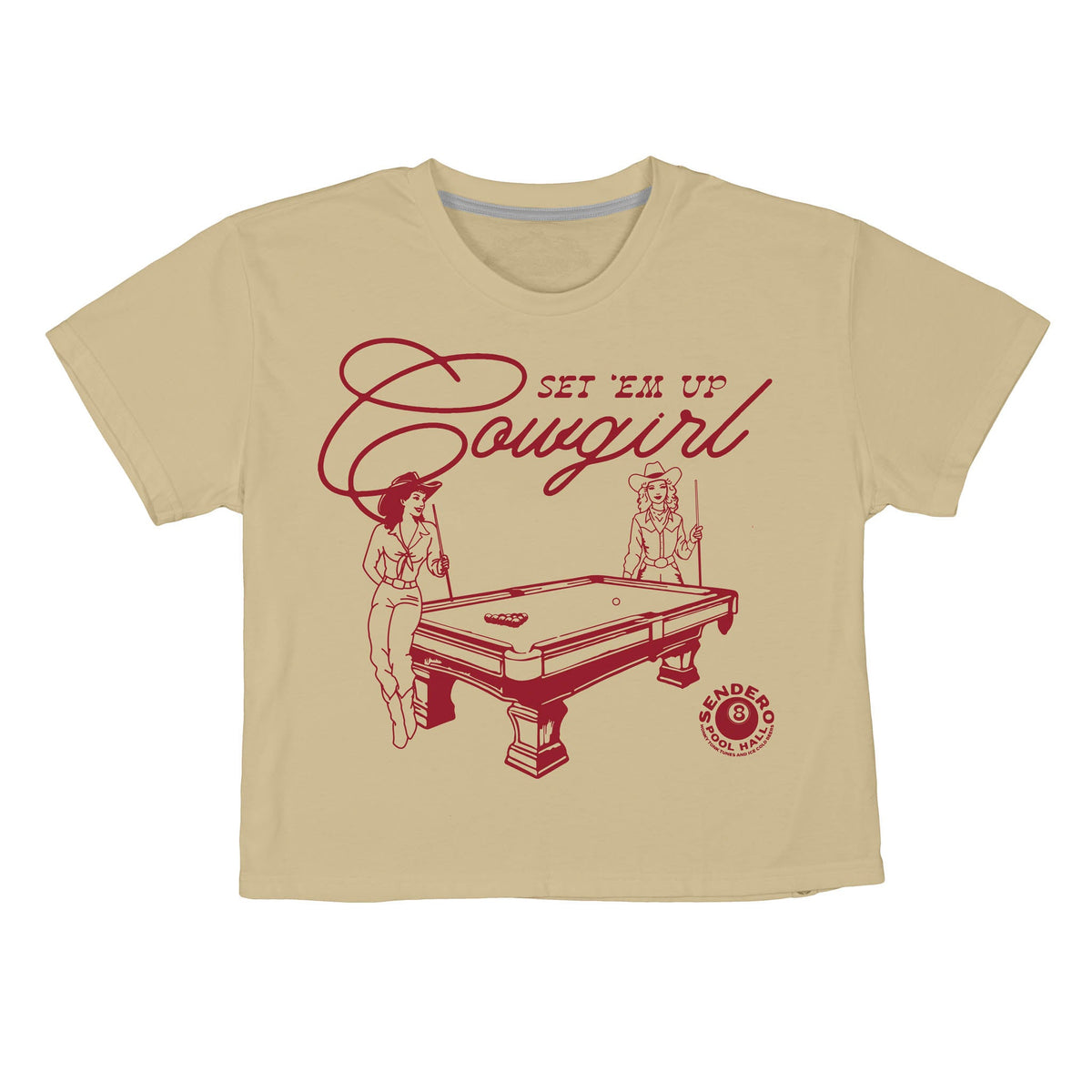 Set 'Em Up Boxy Tee - Cream