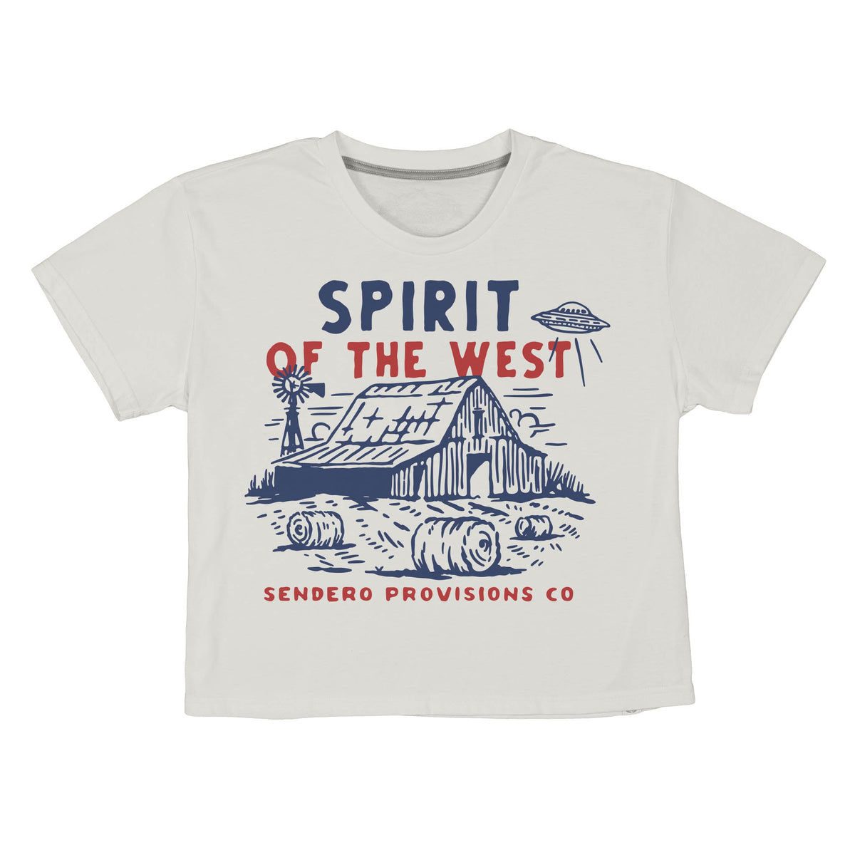 High Plains Boxy Tee - Vintage White