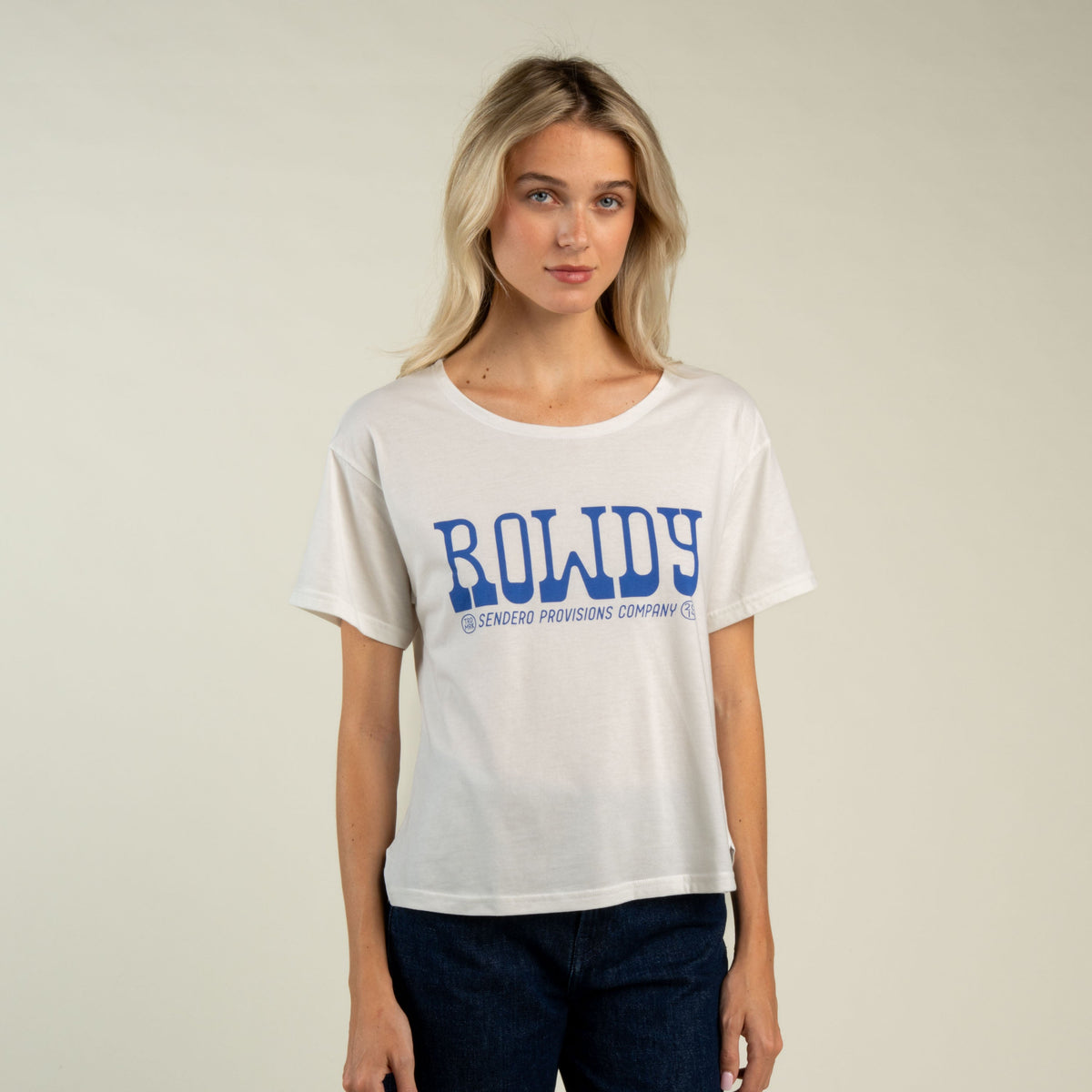 Rowdy Basic Tee - Vintage White