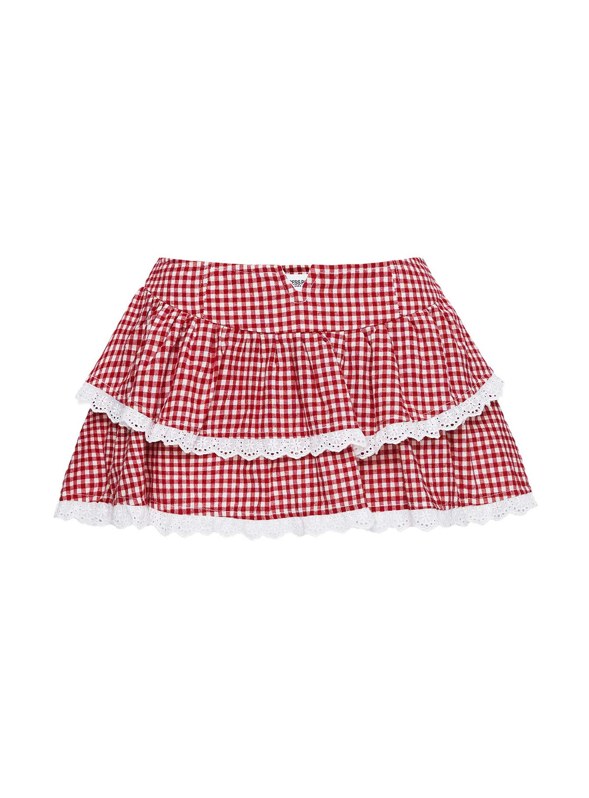 Sweet Surrender Skort Red Gingham