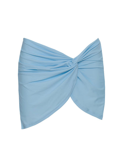 Summer Rain Twist Sarong Blue