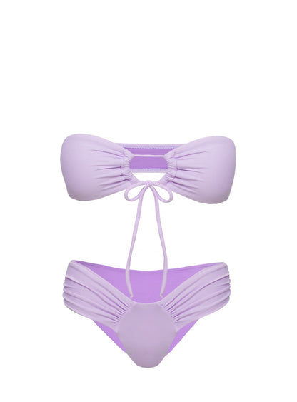 Tropical Vibes Bikini Bottoms Purple