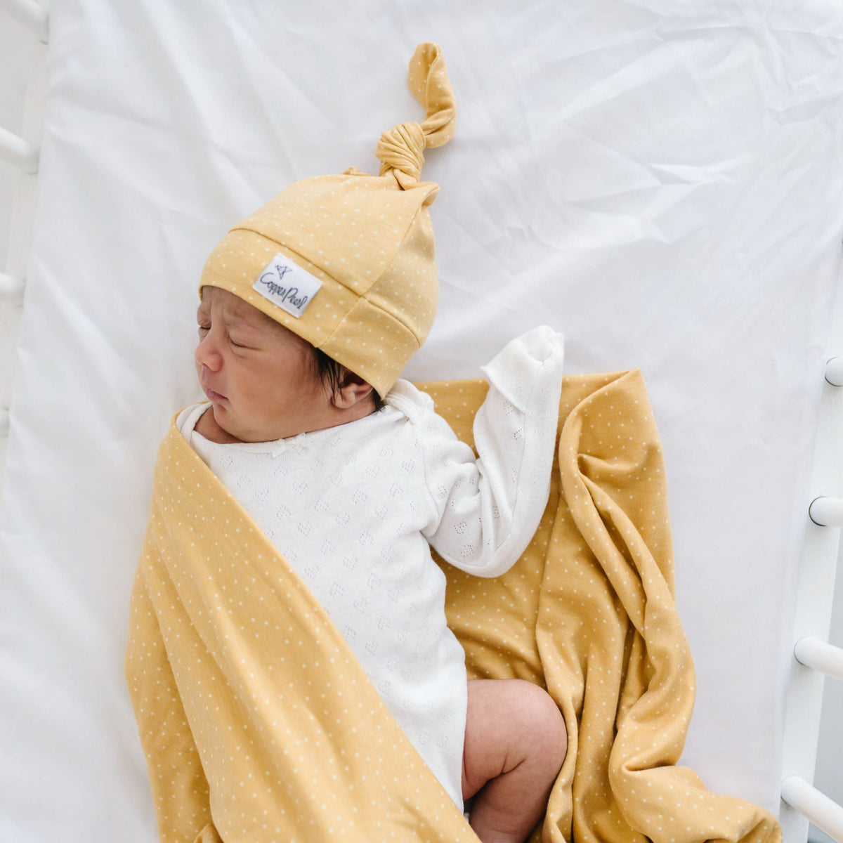 Top Knot Hat - Marigold