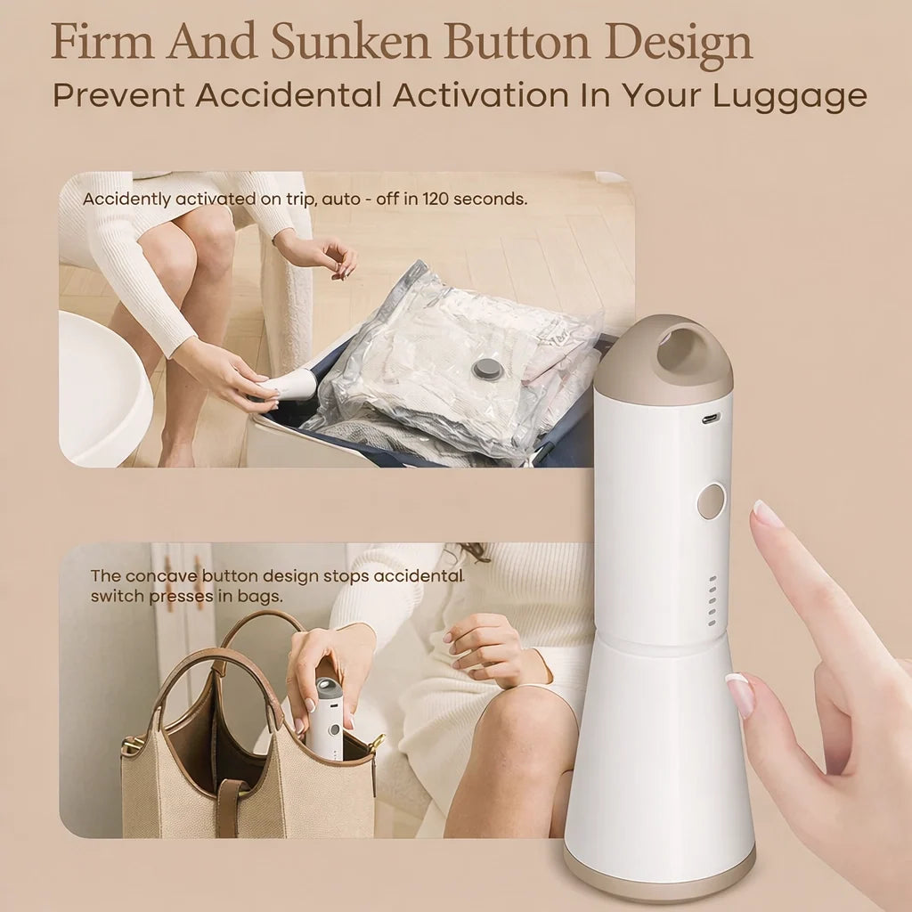 Compression Storage Vacuum Pump PRO Travel Set